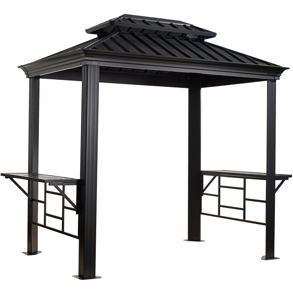 Sojag Messina Grey BBQ Shelter Image 2