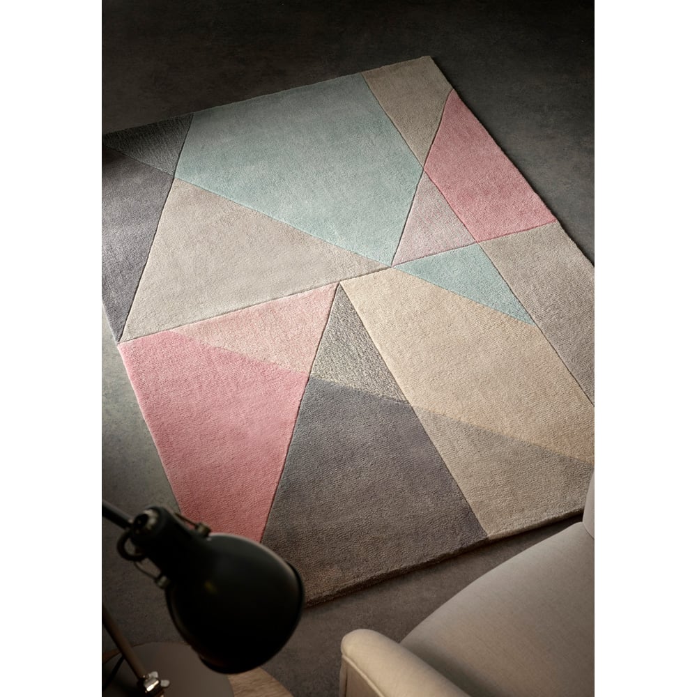 Origins Trio Geometric Multi Pastel Rug 160 x 230cm Image 2