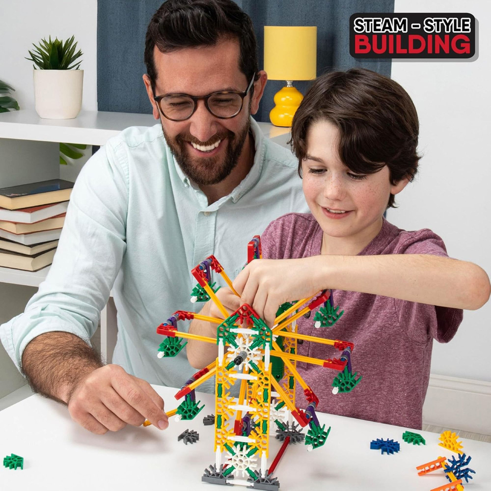 Basic Fun K'NEX Classics Power and Play Motorised 50 Model Building Set 529 Piece Image 2