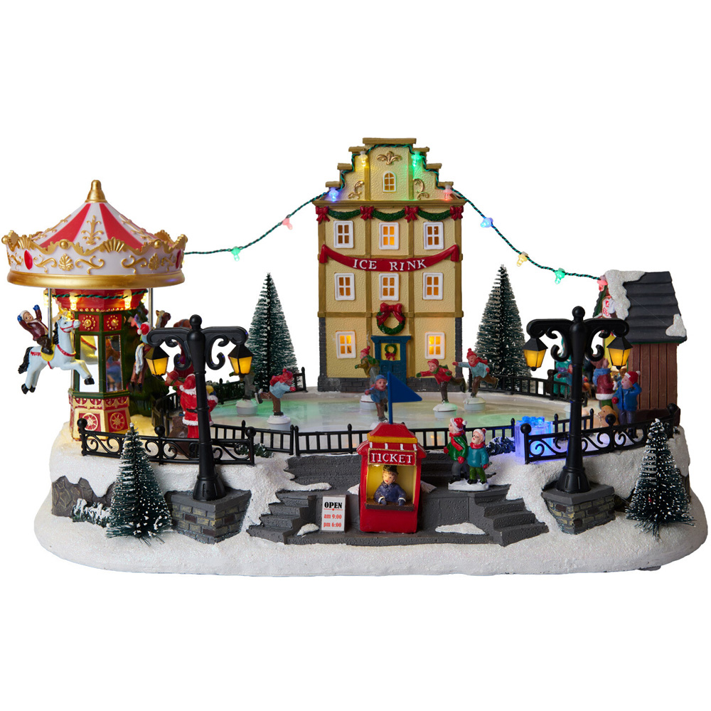 Ice Skating Christmas Model Image 1