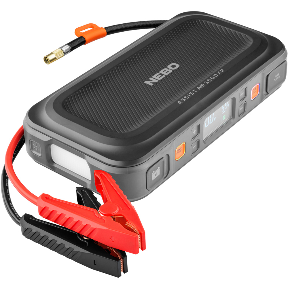 Nebo Assist Air 1500XP 4-in-1 1500Amp Car Jump Starter Kit with 150 PSI Air Compressor Image 4
