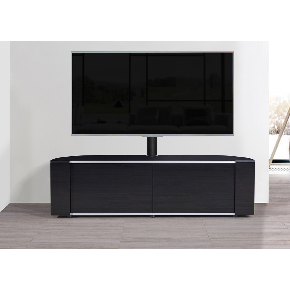 MDA Designs Sirius 1600 2 Door Black Complete TV Cabinet Image 6