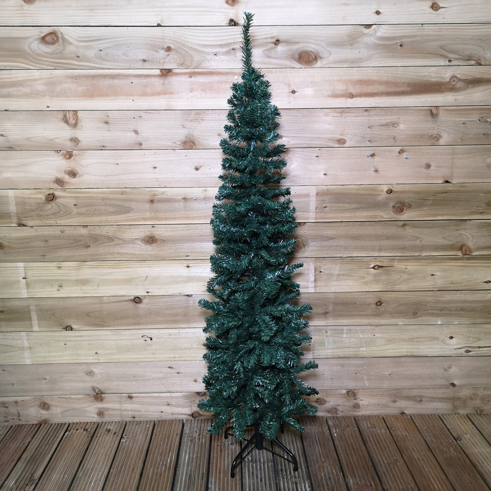 Premier Green Spruce Pine Slim Artificial Christmas Tree 5.5ft Image 2