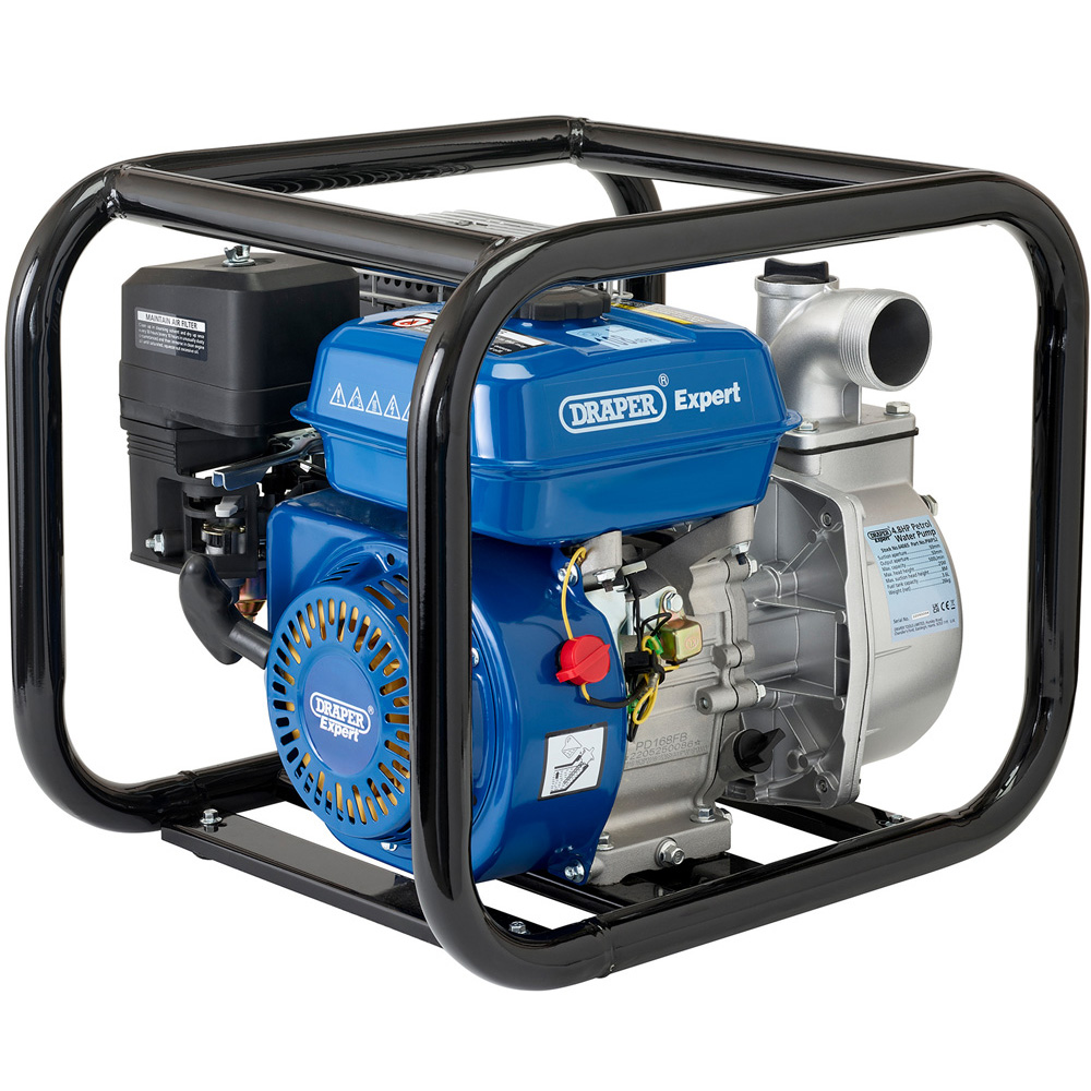 Draper Expert Petrol Water Pump 500L Image 1