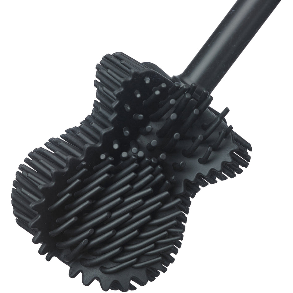 ReBorn Dark Grey Recycled Plastic Replacement Toilet Brush Head Image 4