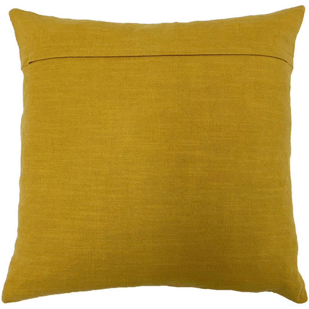 furn. Mandala Ochre Embroidered Cushion Image 2