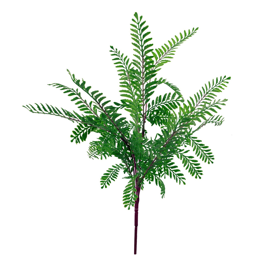 Leaf Dark Green Himilayan Maidenhair Fern Bush Artificial Plant 55cm 6 Pack Image 4