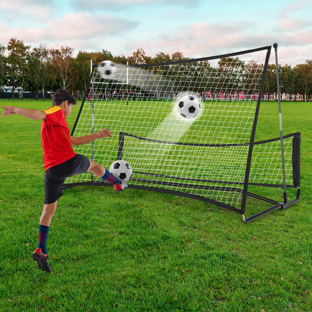 Costway Soccer Trainer Portable Rebounder Net Image 2