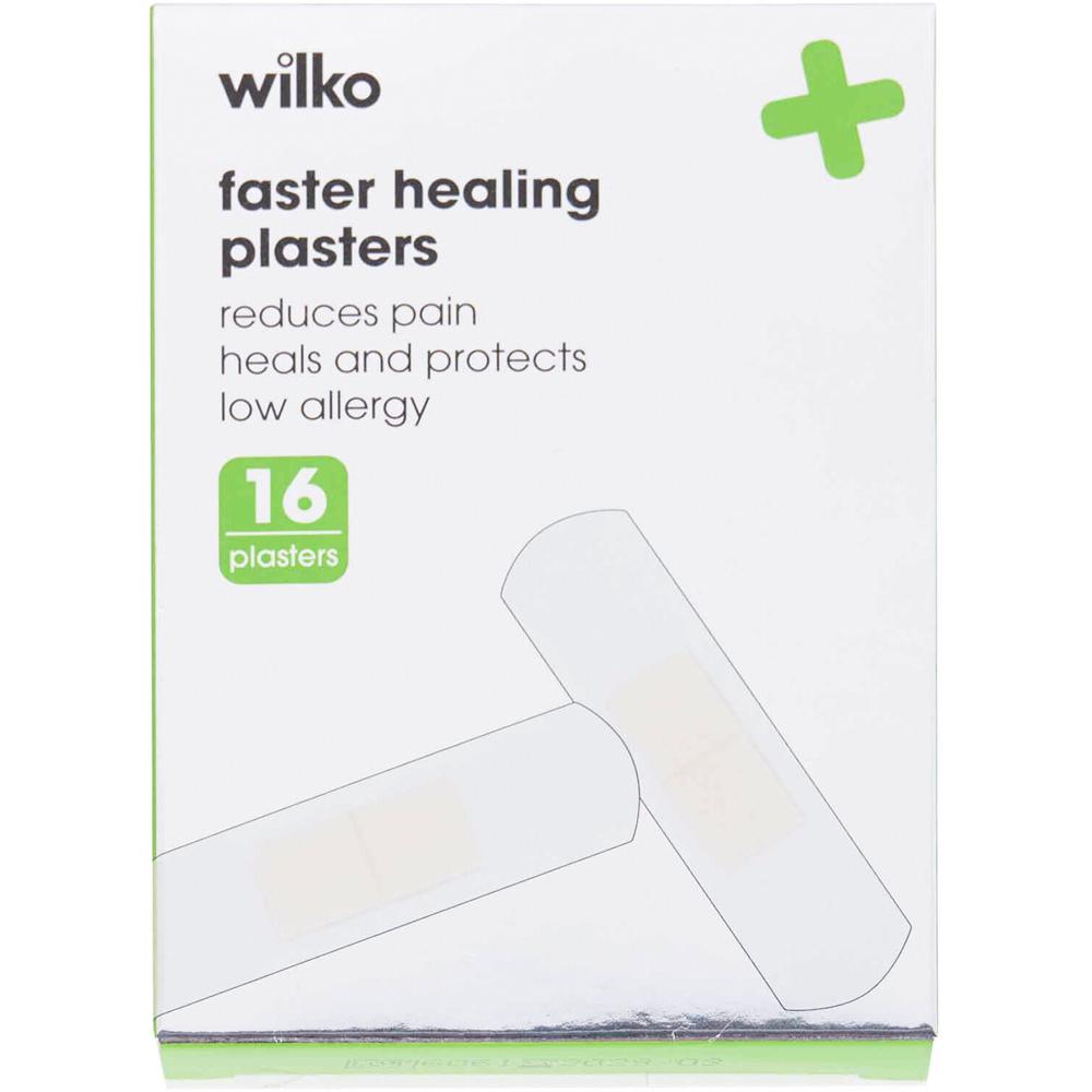 Pack of 16 Faster Healing Plasters Image 2