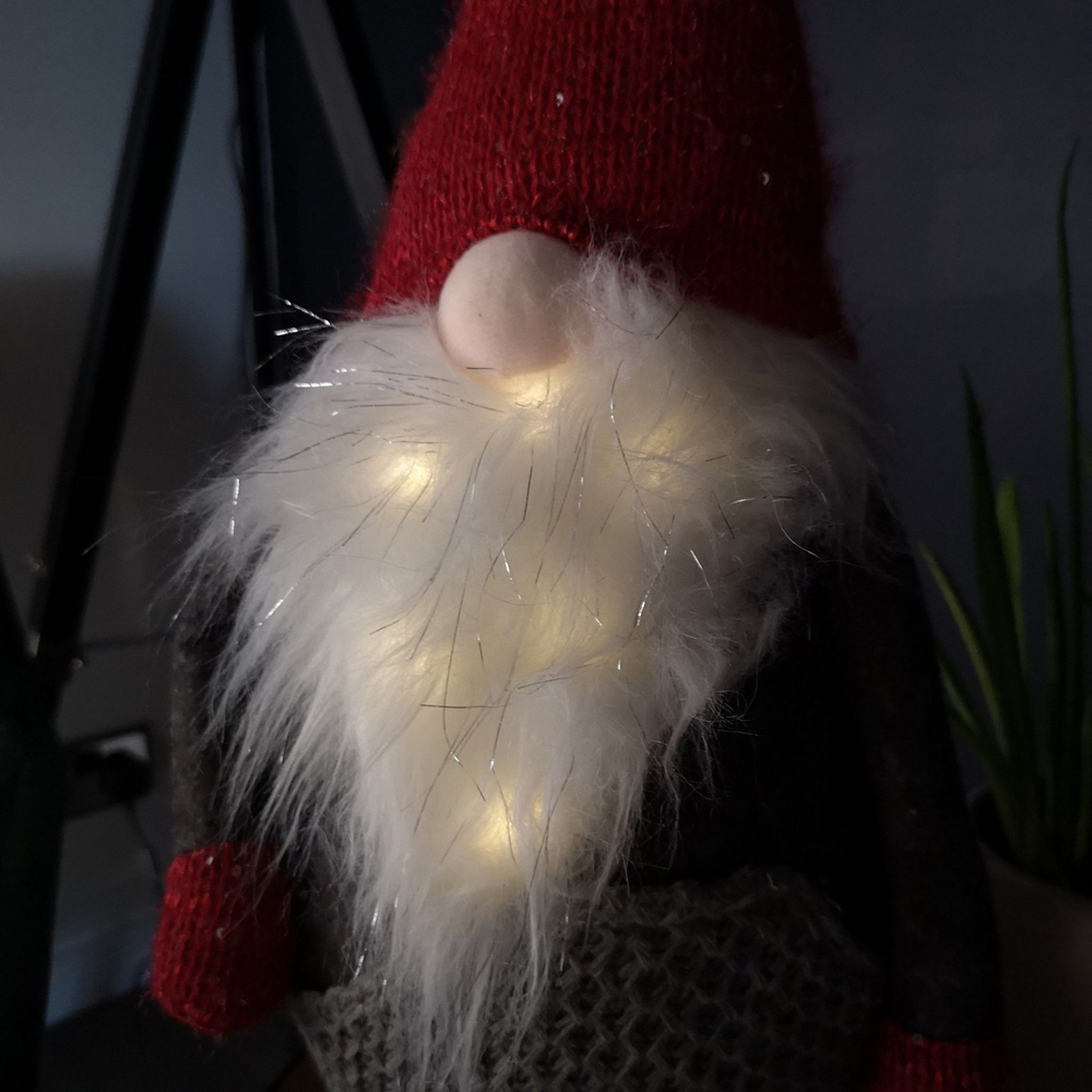 Samuel Alexander Light Up Standing Gonk Santa Christmas Decoration Image 3