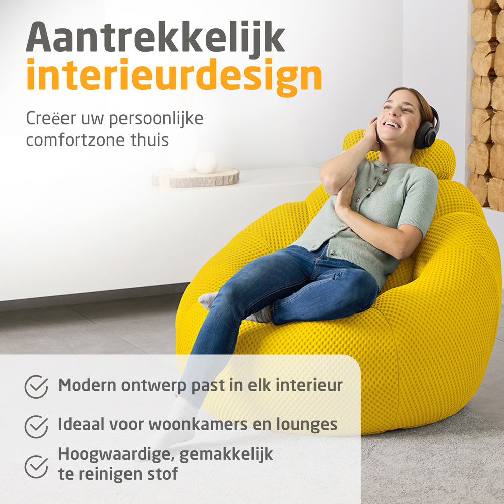 Medisana RS 200 Bubble Orange Portable Massage Sofa Chair Image 8