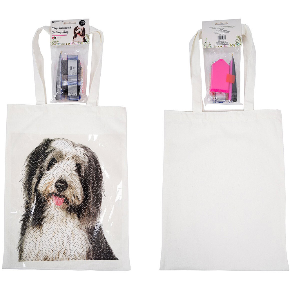 Art StudioCat or Dog Diamond Painting Bag Image 4