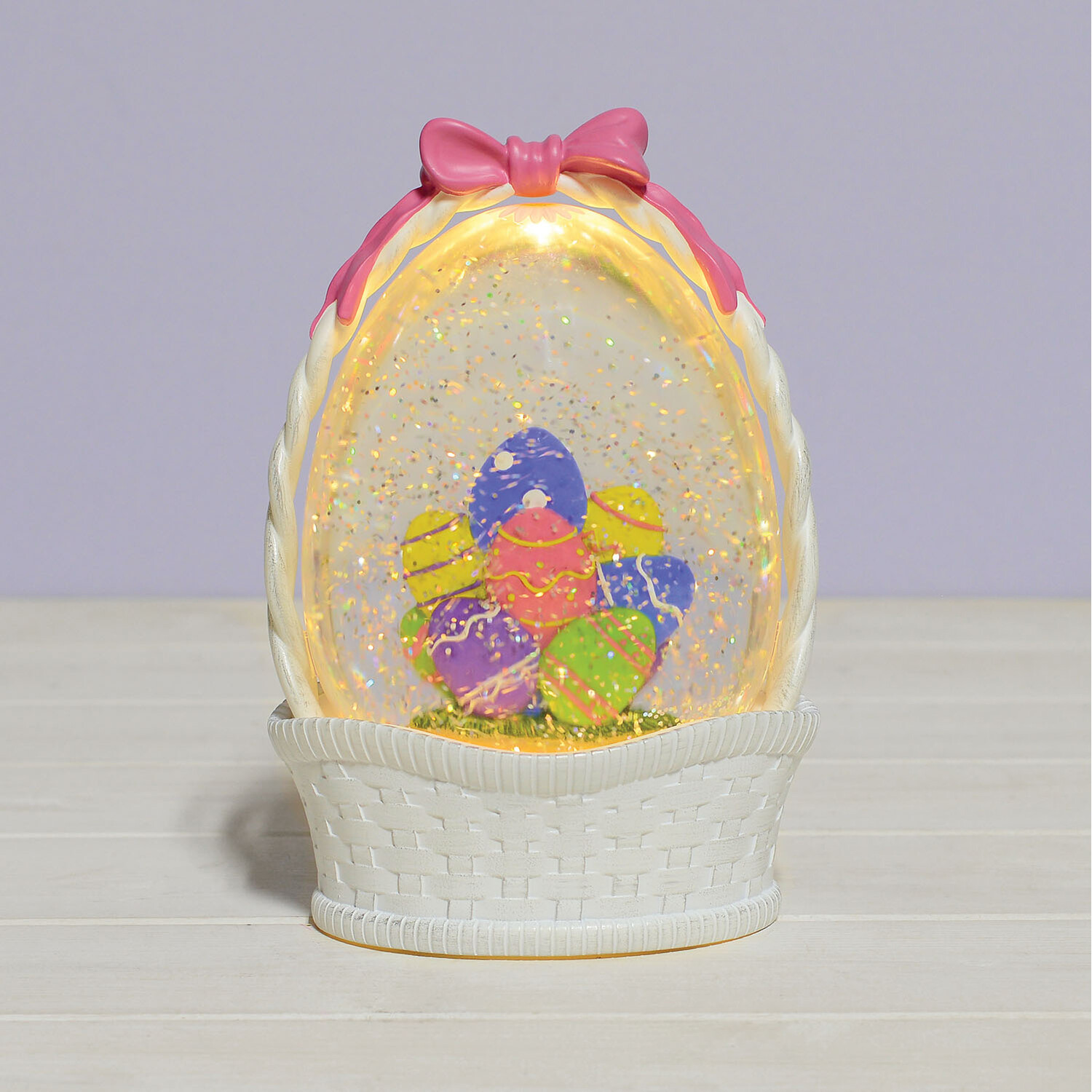Easter Egg Spinner Light - White Image 2
