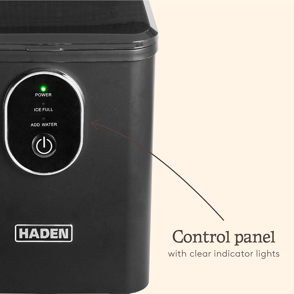 Haden 215819 Black Compact Bullet Ice Machine Image 5