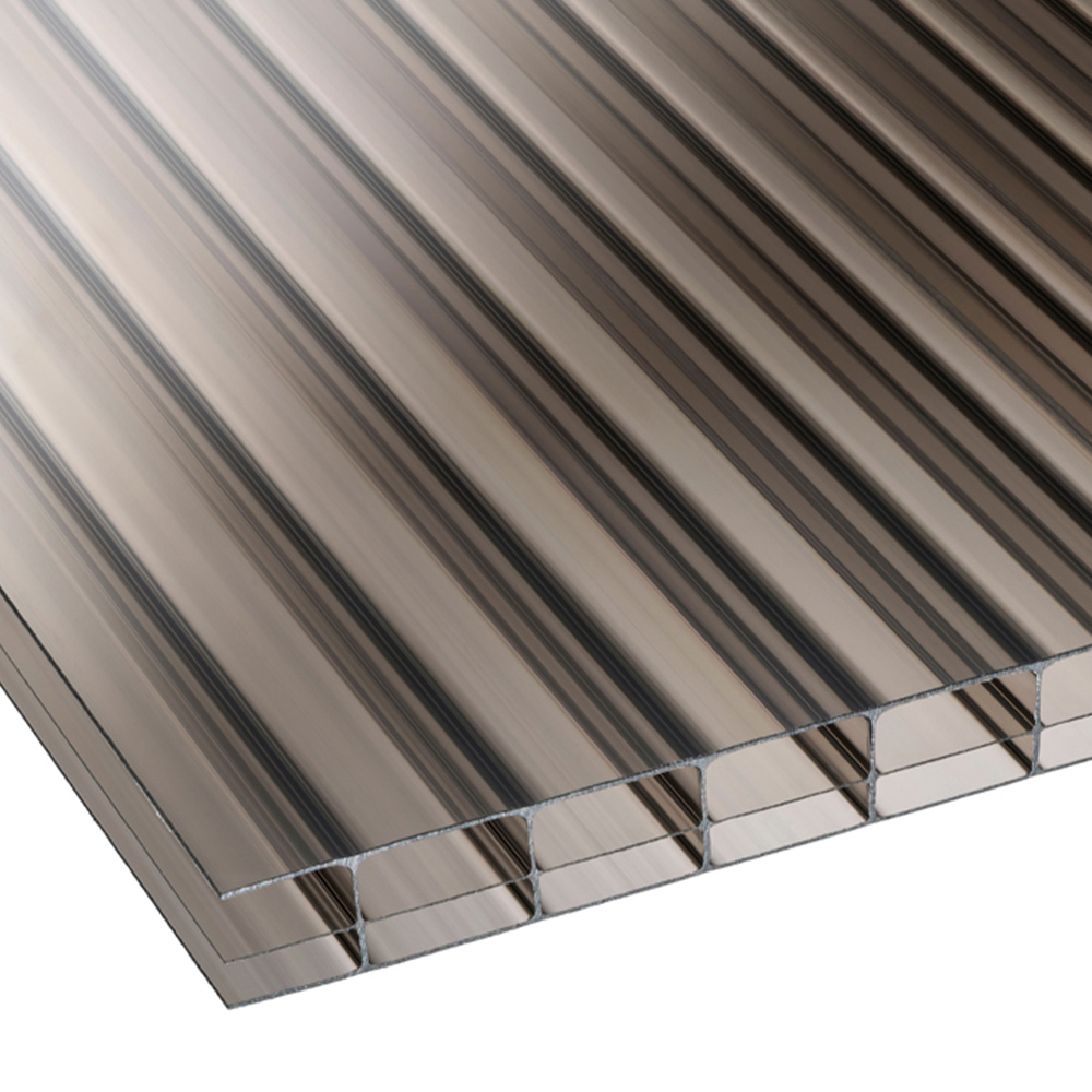 Corotherm Bronze Multiwall Polycarbonate Sheet 4000 x 1050 x 16mm Image 1