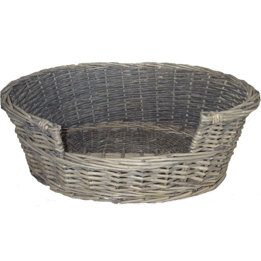 Grey Willow Pet Basket Image