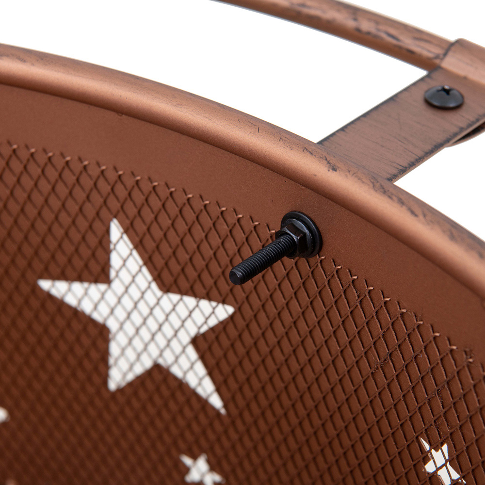 Sunjoy Tarso Copper Steel Fire Pit Image 7