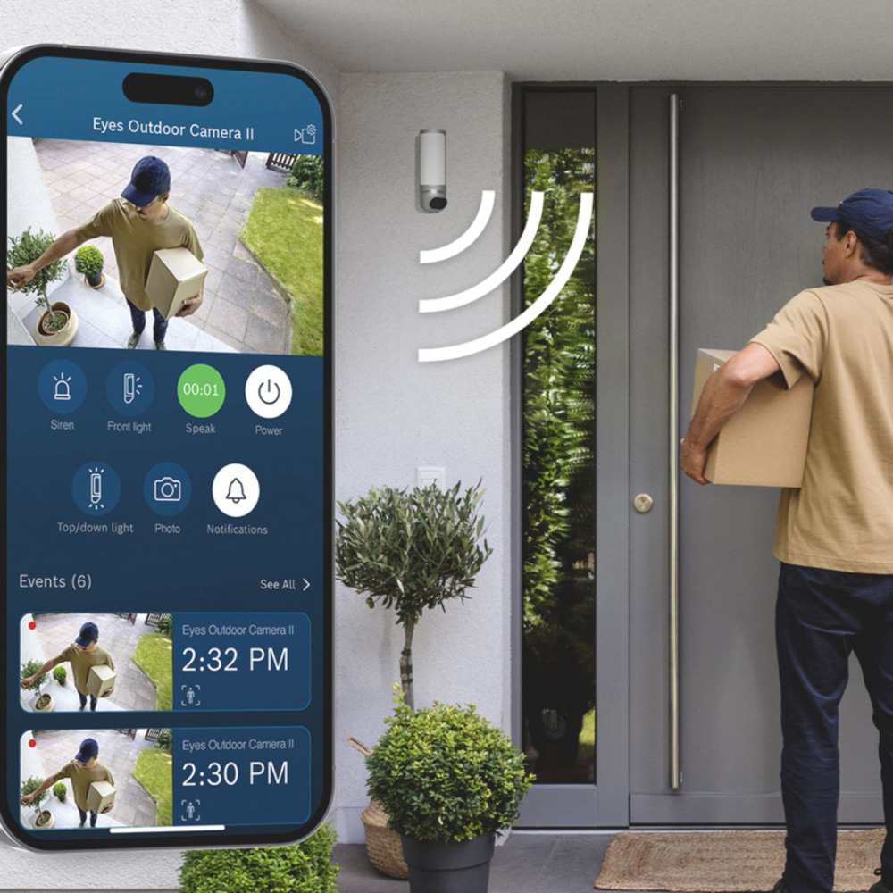 Bosch Silver Full HD Smart Wireless Home Eyes Outdoor Camera II Image 5