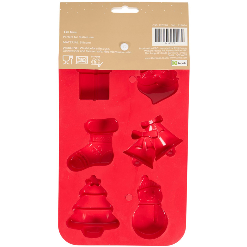 Christmas Shapes Silicone Mould Image 3