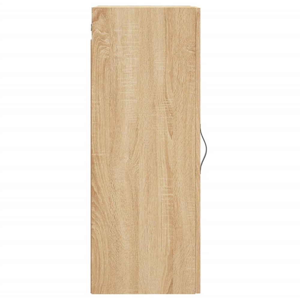 vidaXL Single Door Brown Sonoma Oak Wall Mounted Cabinet Image 7