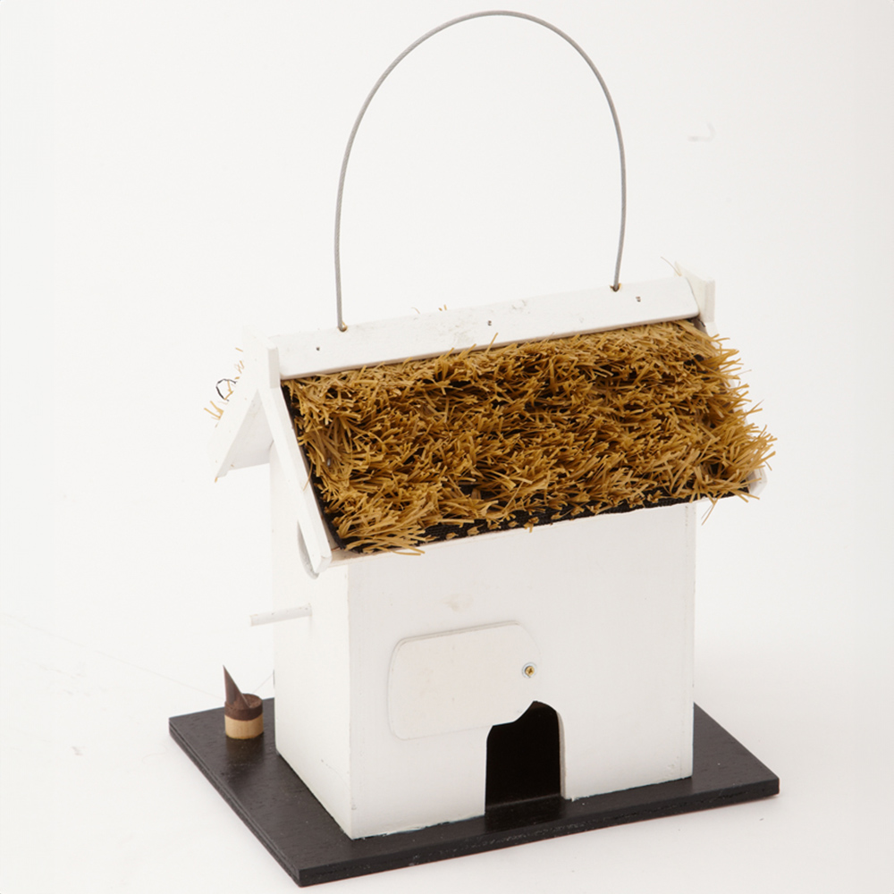 Arboria Garden Decor Irish Cottage Wooden Bird House Image 3