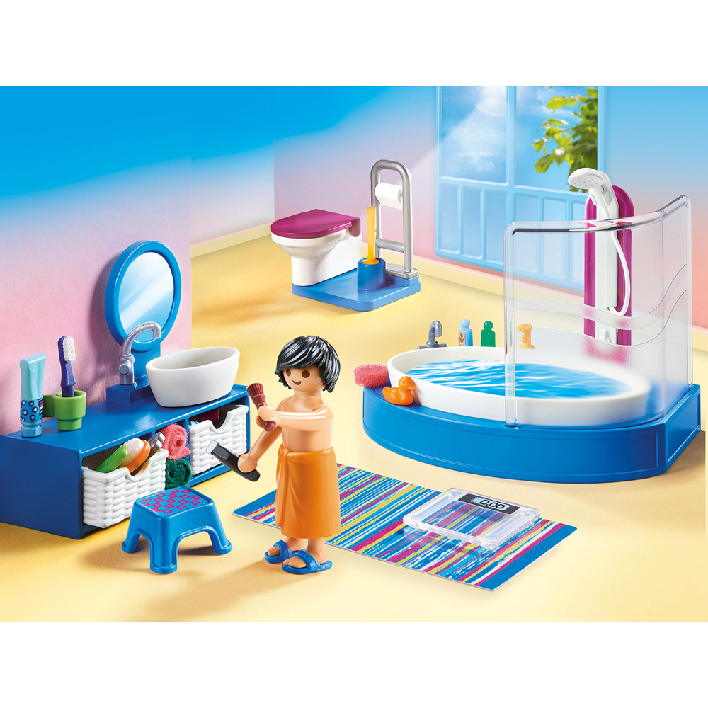 Playmobil Bathroom with Tub Playset 51 Piece Image 5