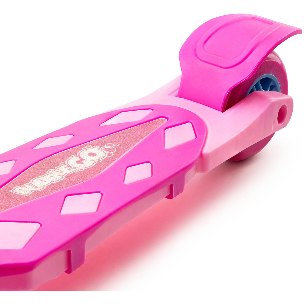 Xootz Kids White Unicorn Bubble Go Foldable Tri-Scooter Image 5