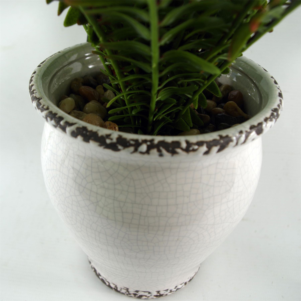 Leaf Fern Bush Artificial Plant in Pot 40cm Image 6