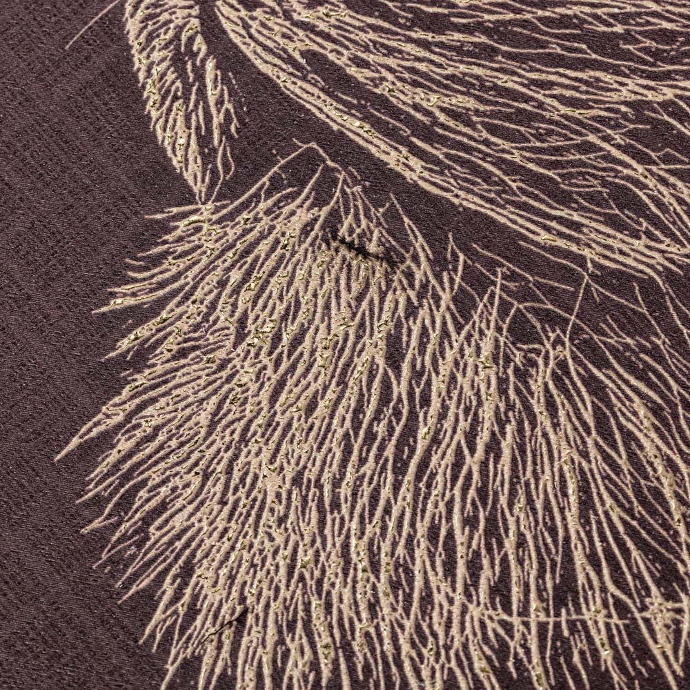 Gold Lion Sketch Effect Framed Canvas Image 4