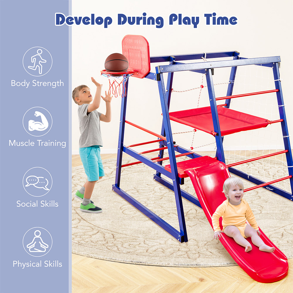 Costway 7 in 1 Kids Jungle Gym Set Image 7
