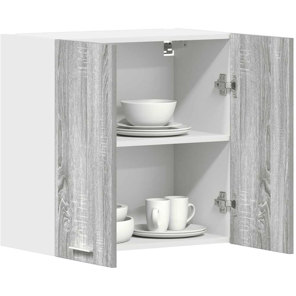 vidaXL Lyon 2 Door Grey Sonoma Hanging Cabinet Image 3