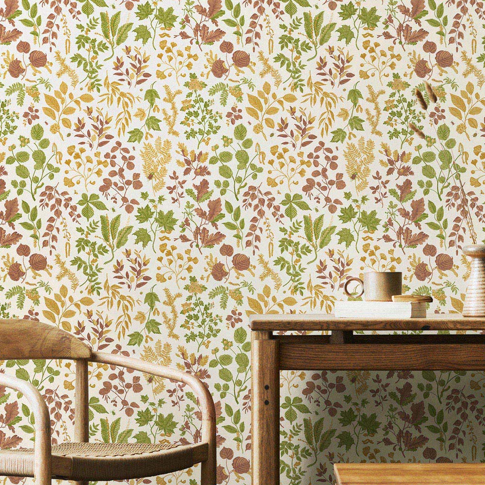 Hoopla Walls Oasis Botanical Leaves Ginger and Oliver Wallpaper Image 2