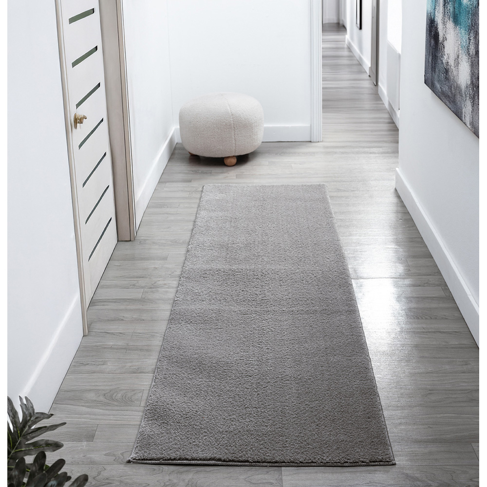 Desire Rugs Comfy Dark Grey Anti Slip Felt Backing Rug 200 x 280cm Image 7