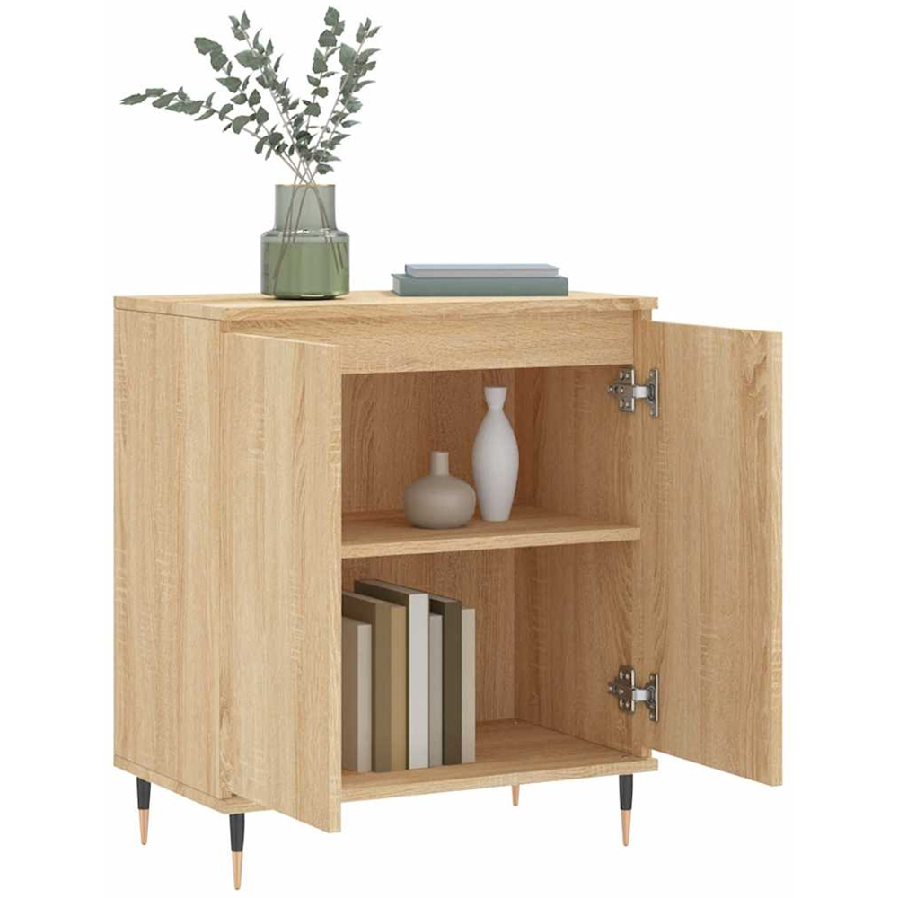 vidaXL 2 Door Sonoma Oak Sideboard Image 4