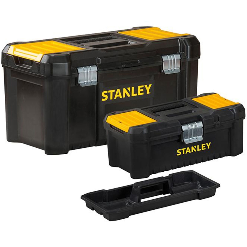 Stanley Tools 2 Piece Essential Toolbox Bonus Pack Image 2
