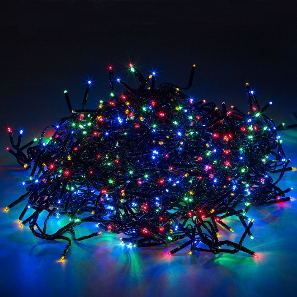 The Christmas Workshop 1000 Multicolour LED String Light Image 1