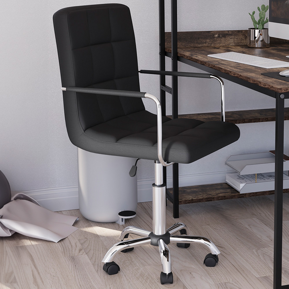 Vida Designs Calbo Black Office Chair Image 1