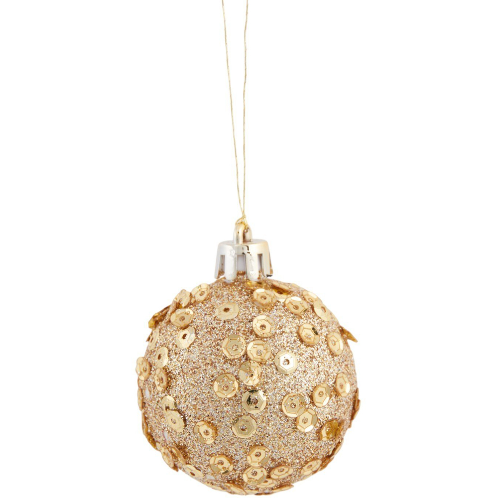 Pack of 33 Sleigh Bells Ring Baubles Red Image 5