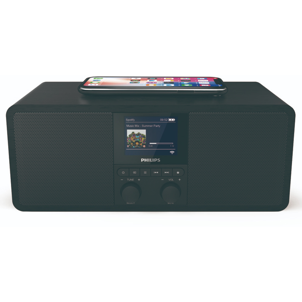 Philips TAR8805-10 Internet FM/DAB+ BT Wireless Charging Pad Radio Image 4
