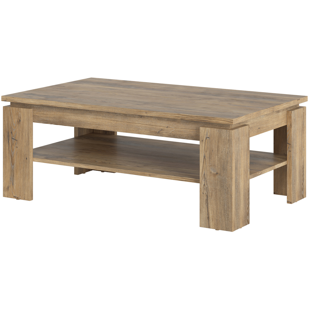 Florence Chestnut and Matera Grey Large Coffee Table Image 4