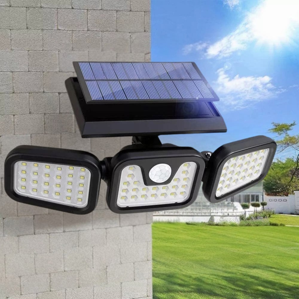 Garden Mile Security Solar LED Light with Motion Sensor 4 Bulbs Image 2