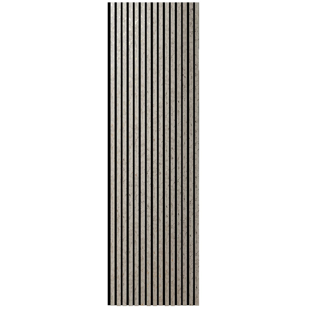 Britwall Beige and Gold Dot Design Linear Acoustic Wall Panel 2400 x 600 x 21mm 2 Pack Image 2