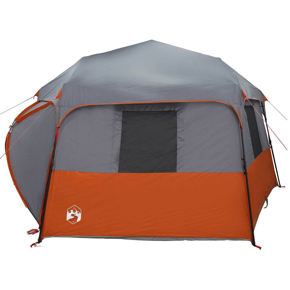 vidaXL 12 Person Instant Camping Shelter Grey Image 5