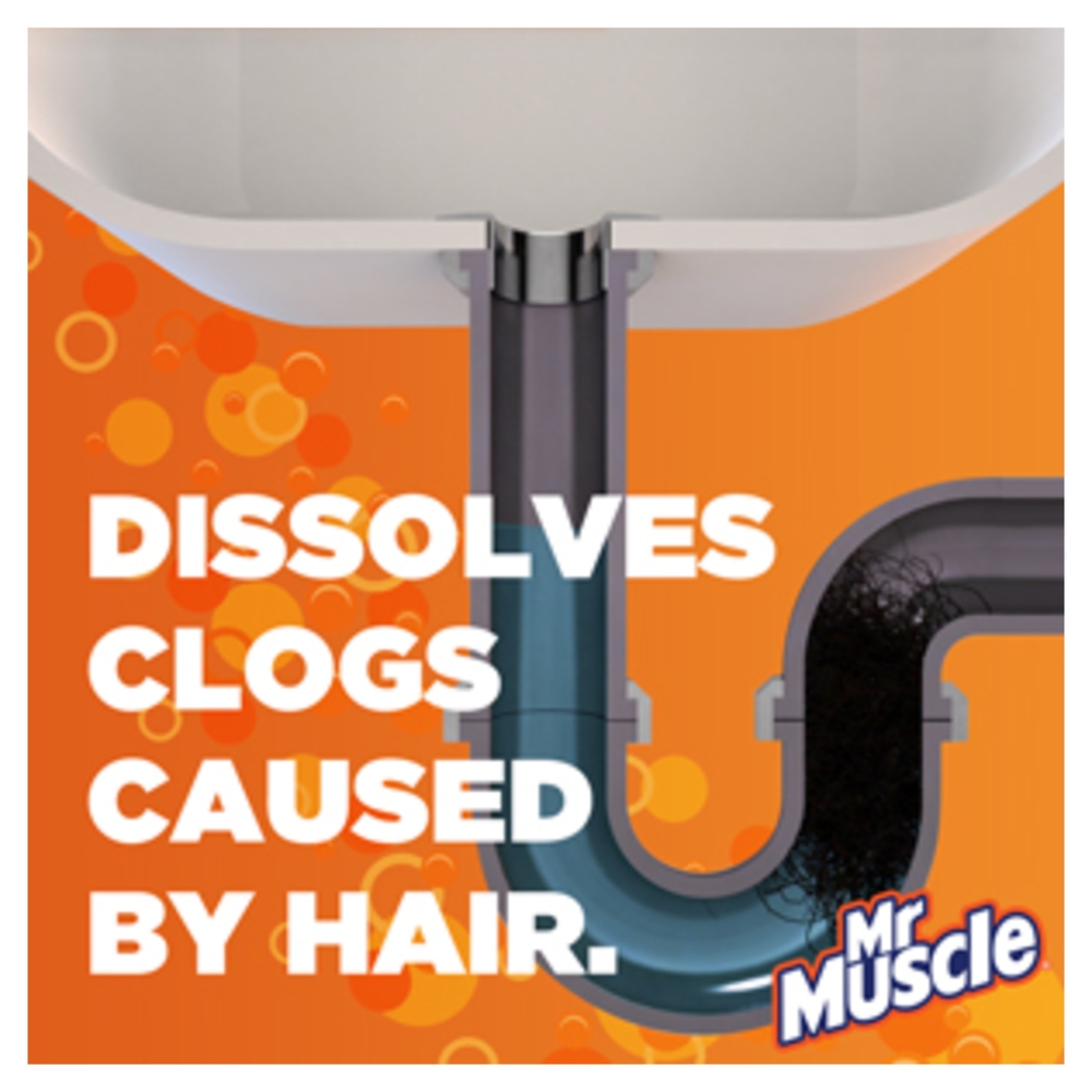 Mr Muscle 1L Sink and Plug Unblocker Image 5