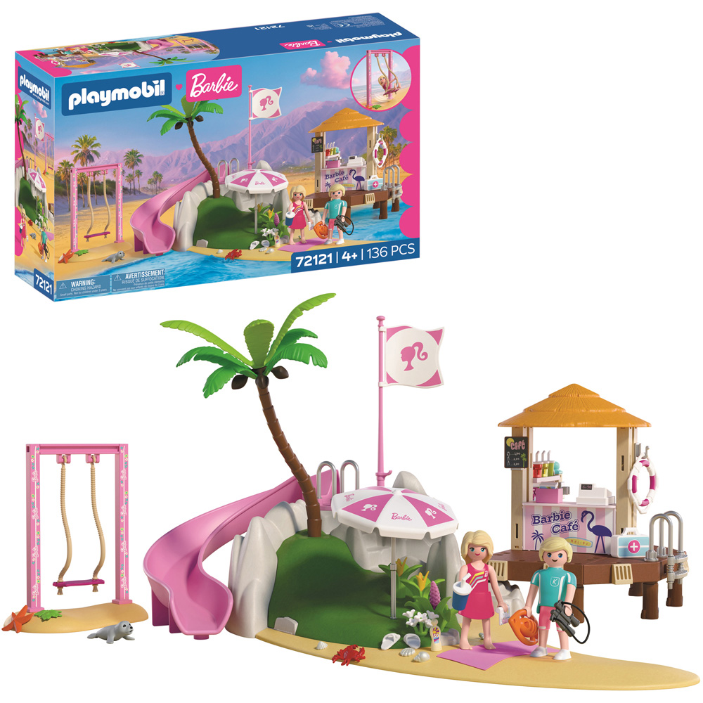 Playmobil Barbie Beach Cafe Play Set 136 Piece Image 3