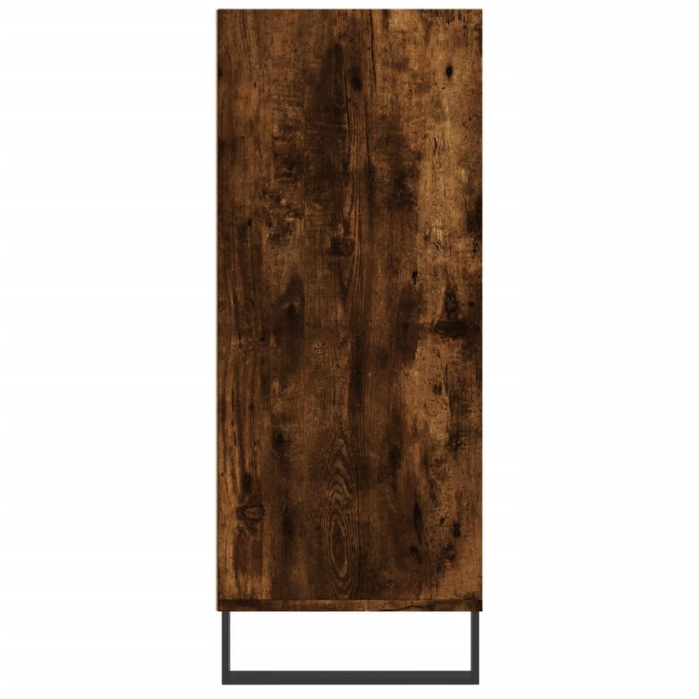 vidaXL 4 Shelf Smoked Oak Highboard Image 5