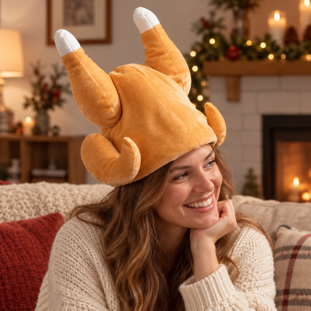 Samuel Alexander Dancing Turkey Festive Christmas Hat with Music Image 2
