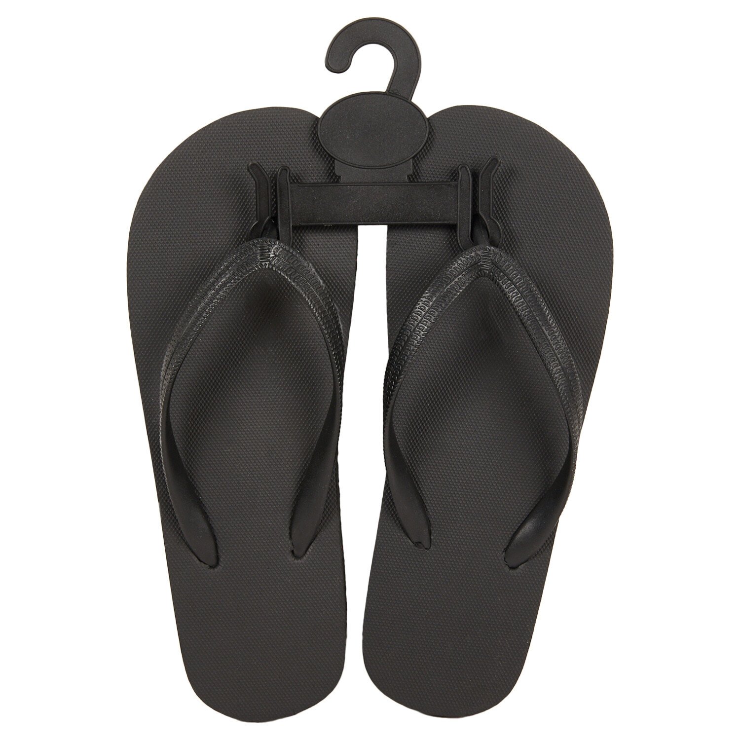 Womens Flip Flops - Black or Cream Image 5