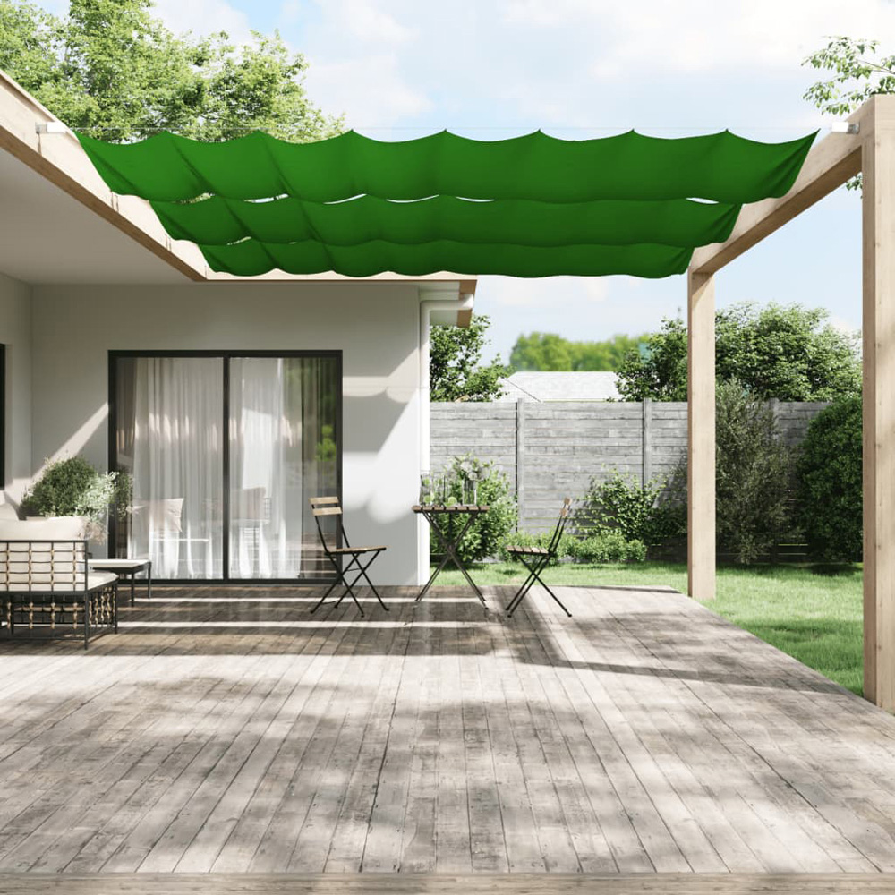 vidaXL Green Oxford Fabric Vertical Awning 1.8 x 4.2m Image 1