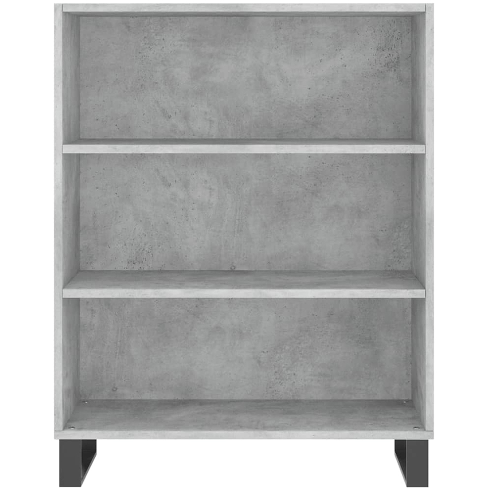 vidaXL 2 Door 3 Shelf Concrete Grey Highboard Image 8